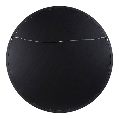 Best Sale ⭐ Kate & Laurel All Things Decor 32" x 32" Hogan Round Framed Decorative Wall Mirror Black - Kate & Laurel All Things Decor 🥰 - Image 3