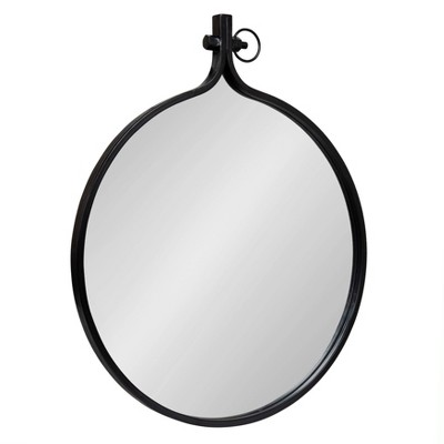 Buy โค๏ธ Kate & Laurel All Things Decor 24" x 28" Yitro Metal Framed Wall Mirror Black - Kate and Laurel ๐