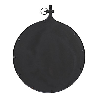 Buy โค๏ธ Kate & Laurel All Things Decor 24" x 28" Yitro Metal Framed Wall Mirror Black - Kate and Laurel ๐ - Image 3