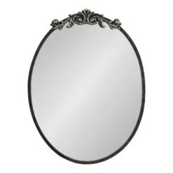 Brand new โ Arendahl Glam Ornate Decorative Wall Mirror - Kate & Laurel All Things Decor Black ๐