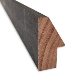 New ✔️ Hardwood Wedge Framed Bathroom Vanity Wall Mirror - Amanti Art Dark Brown 🧨