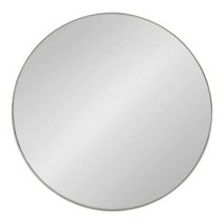 Wholesale π Kate & Laurel All Things Decor 28" Rollo Round Wall Mirror Silver - Kate & Laurel All Things Decor π