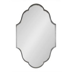 Best Pirce 🎁 Kate & Laurel All Things Decor 23" x 37" Rowla Framed Decorative Wall Mirror Silver - Kate & Laurel All Things Decor 🎁
