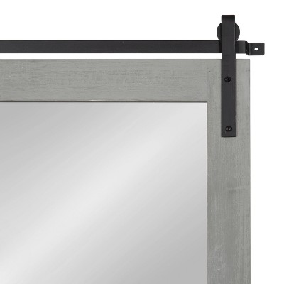 Best deal β Kate & Laurel All Things Decor 24" x 38" Cates Rectangle Wall Mirror Gray - Kate & Laurel All Things Decor β - Image 2