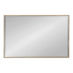 New 🤩 Kate & Laurel All Things Decor 24" x 36" Gwendolyn Rectangle Wall Mirror Gold - Kate & Laurel All Things Decor 👍