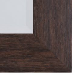 Cheap 😉 Decorative Wall Mirror with Beveled Edge Dark Brown - Yosemite Home Decor ✔️