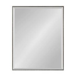 Wholesale 🧨 Kate & Laurel All Things Decor 23" x 29" Rhodes Framed Wall Mirror Dark Silver - Kate and Laurel ✨