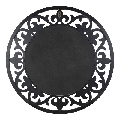 Best Sale π Kate & Laurel All Things Decor 31.5" Shovali Round Wall Mirror White - Kate & Laurel All Things Decor π₯° - Image 3