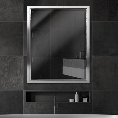 Budget π₯° 24" x 30" Classic Brushed Mirror Nickel/Chrome - Head West β