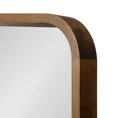 Top 10 🔔 Kate & Laurel All Things Decor 20" x 30" Hutton Wood Framed Rectangle Decorative Wall Mirror Rustic Brown - Kate & Laurel All Things Decor ⭐ - Image 2