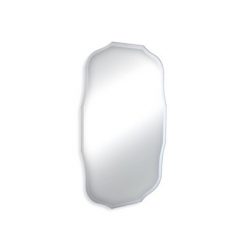 Brand new ⭐ Alpine Art & Mirror 15" x 24" Silhouette Frameless Beveled Glass Decorative Wall Mirror Silver - Alpine Art & Mirror 🌟