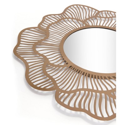 Promo π Gondar Decorative Wall Mirror Gold - ZM Home β€οΈ - Image 3