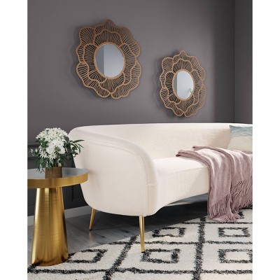 Promo π Gondar Decorative Wall Mirror Gold - ZM Home β€οΈ - Image 5