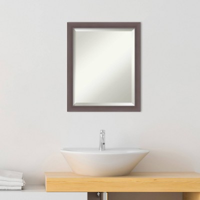 Best Sale ๐ฅ Urban Framed Bathroom Vanity Wall Mirror Pewter - Amanti Art ๐งจ - Image 7