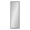 Best deal 🤩 Kate & Laurel All Things Decor 16" x 48" Travis Framed Decorative Wall Mirror Black - Kate & Laurel All Things Decor 👏