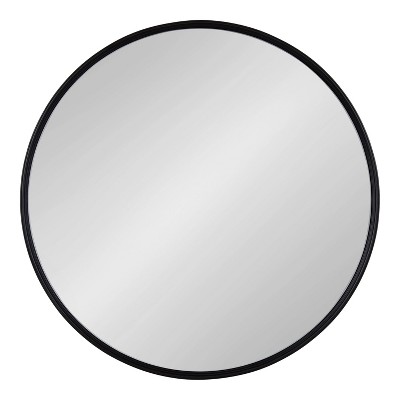 Best reviews of 𧨠Caskill Round Framed Decorative Wall Mirror - Kate & Laurel All Things Decor Gold π