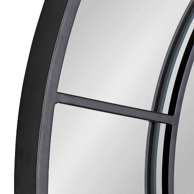 Cheap βοΈ Kate & Laurel All Things Decor 30" Kaveena Round Wall Mirror Black - Kate & Laurel All Things Decor π - Image 2