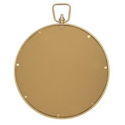 Outlet 🌟 22" Wall Mirror with Decorative Handle Gold - Patton Wall Decor ❤️