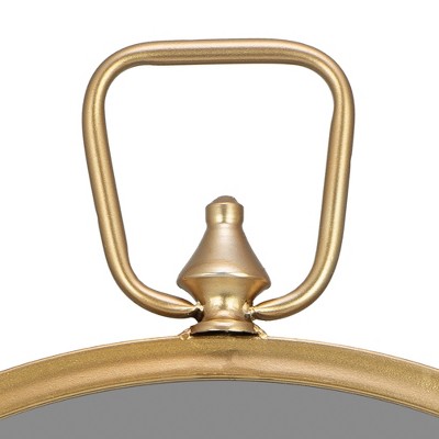 Outlet 🌟 22" Wall Mirror with Decorative Handle Gold - Patton Wall Decor ❤️ - Image 2