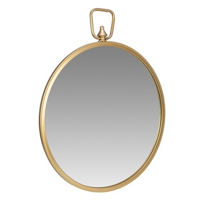 Outlet 🌟 22" Wall Mirror with Decorative Handle Gold - Patton Wall Decor ❤️ - Image 3