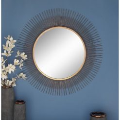 Coupon 🎉 Olivia & May 36" Modern Radial Wall Mirror - Olivia & May 🤩