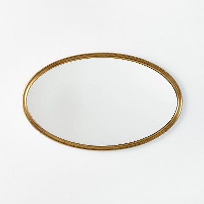 Best Sale 👏 Threshold Designed W/Studio McGee Cast Oval Decorative Wall Mirror Gold - Threshold™ designed with Studio McGee 🥰 - Image 3