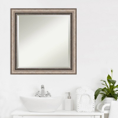 Best Sale 🛒 Lyla Ornate Framed Bathroom Vanity Wall Mirror Silver - Amanti Art 🔔 - Image 6