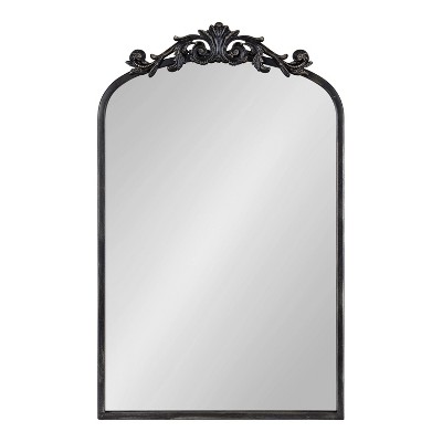 Best Sale โ Kate & Laurel All Things Decor 19" x 30.7" Arendahl Arch Wall Mirror Black - Kate & Laurel All Things Decor โค๏ธ