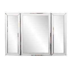 Cheapest 🛒 Rectangle Tripoli Vanity Bathroom Mirror Clear - Howard Elliott 👍
