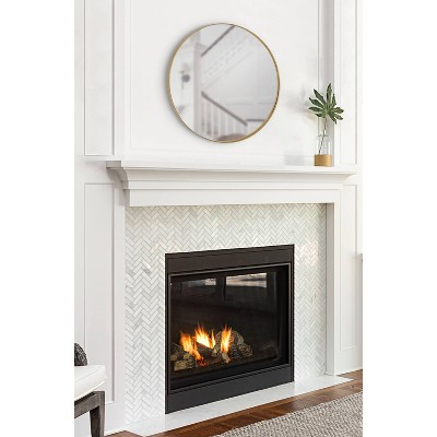 Hot Sale π₯° Kate & Laurel All Things Decor 22" Rollo Round Wall Mirror Gold - Kate & Laurel All Things Decor π₯° - Image 4