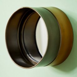 Best Sale 😀 Olivia & May Set of 3 Contemporary Metal Decorative Wall Mirror Black - Olivia & May ✔️