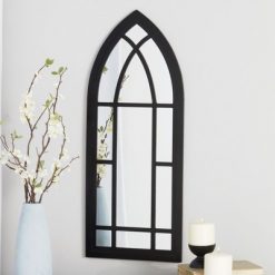 Deals 😉 The Lakeside Collection Lakeside Wall Hanging Cathedral Style Mirror with Window Frame Look 🎁