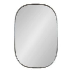 Cheap ❤️ Kate & Laurel All Things Decor 24" x 36" Caskill Irregular Wall Mirror Silver - Kate & Laurel All Things Decor ⌛