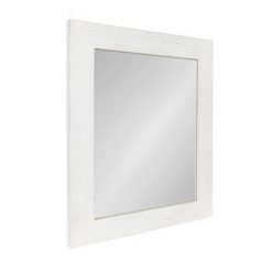 Cheapest 🔔 Kate & Laurel All Things Decor 30" x 36" Garvey Wood Framed Wall Mirror White - Kate and Laurel ⌛