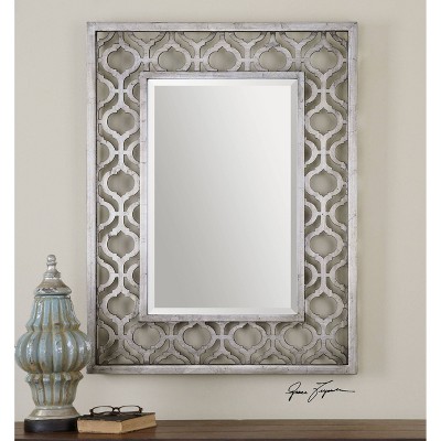 Best reviews of 😍 Rectangle Sorbolo Decorative Wall Mirror Silver - Uttermost 🤩