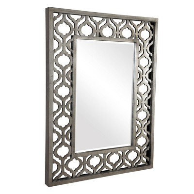 Best reviews of 😍 Rectangle Sorbolo Decorative Wall Mirror Silver - Uttermost 🤩 - Image 2