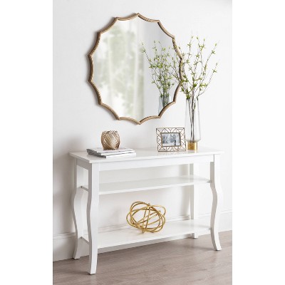 Discount π― Kate & Laurel All Things Decor 33.5" Lalina Scallop Wall Mirror Gold - Kate & Laurel All Things Decor π - Image 4