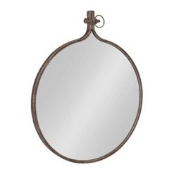 Best Sale ✨ Kate & Laurel All Things Decor 24" x 28" Yitro Metal Framed Wall Mirror Bronze - Kate and Laurel 🛒