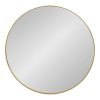 Best Pirce ⌛ Kate & Laurel All Things Decor 28" Rollo Round Wall Mirror Gold - Kate & Laurel All Things Decor 🔥