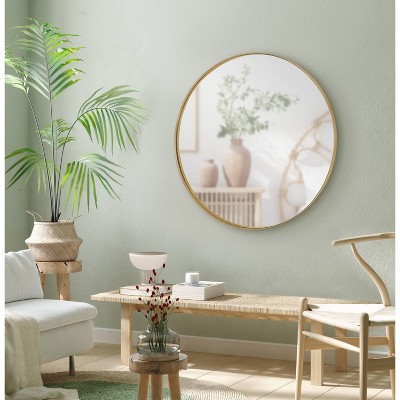 Best Pirce ⌛ Kate & Laurel All Things Decor 28" Rollo Round Wall Mirror Gold - Kate & Laurel All Things Decor 🔥 - Image 4
