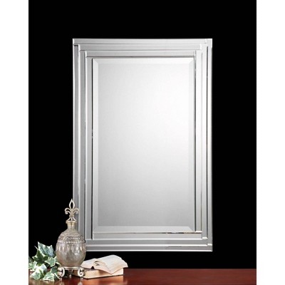 Brand new π Rectangle Alanna Frameless Vanity Decorative Wall Mirror - Uttermost β