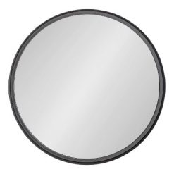 Cheap 😍 Kate & Laurel All Things Decor 28" Armenta Round Wall Mirror Gray - Kate & Laurel All Things Decor ✨