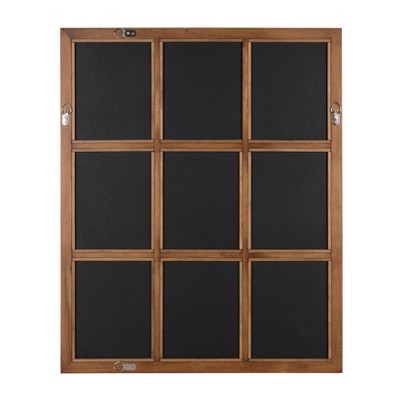 Wholesale 😉 Kate & Laurel All Things Decor 26" x 32" Hogan Windowpane Framed Wall Mirror Natural - Kate and Laurel 🥰 - Image 4