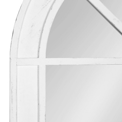 Buy 𧨠Kate & Laurel All Things Decor 24" x 36" Stonebridg Arch Wall Mirror White - Kate & Laurel All Things Decor π - Image 2