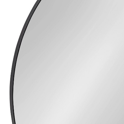Best deal ๐งจ Kate & Laurel All Things Decor 22" Rollo Round Wall Mirror Black - Kate & Laurel All Things Decor ๐ - Image 2