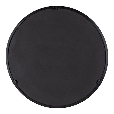 Best deal ๐งจ Kate & Laurel All Things Decor 22" Rollo Round Wall Mirror Black - Kate & Laurel All Things Decor ๐ - Image 3