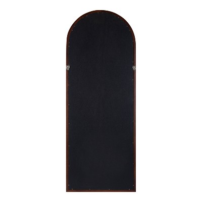 Budget β€οΈ Kate & Laurel All Things Decor 18" x 47" Gilcrest Windowpane Wall Mirror Walnut Brown - Kate & Laurel All Things Decor π - Image 3