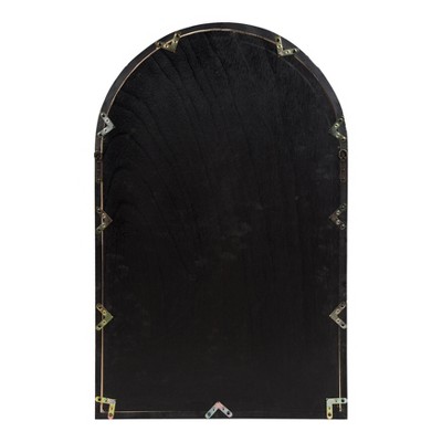 Best Sale β Kate & Laurel All Things Decor 28" x 44" Boldmere Wood Windowpane Arch Mirror White/Gray - Kate and Laurel π - Image 4