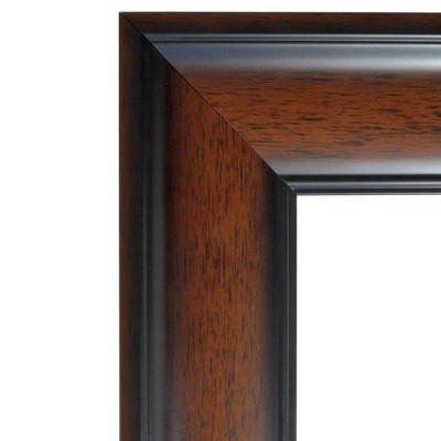 Best reviews of โ๏ธ 33" x 27" Cyprus Walnut Wood Framed Wall Mirror - Amanti Art ๐ - Image 2