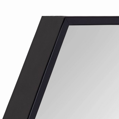 New π₯° Kate & Laurel All Things Decor 24" x 36" Rhodes Hexagon Wall Mirror Black - Kate & Laurel All Things Decor π - Image 4